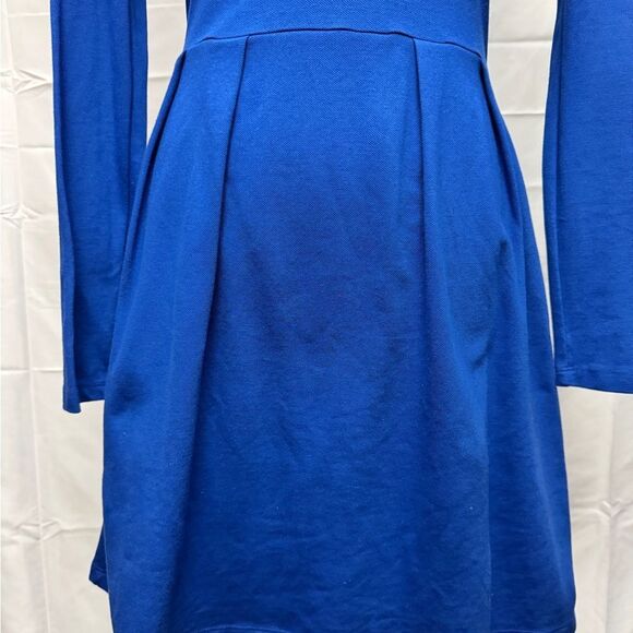 Lacoste Blue Long Sleeve Dress - Picture 5 of 8